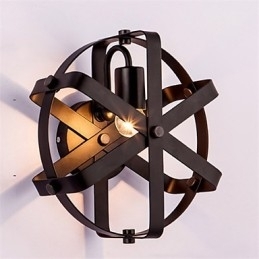 Nieuwe Vintage Stijl Industriële Ronde Wandlamp Balkon Loft Entree Hal Slaapkamer Wandlamp