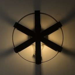 Nieuwe Vintage Stijl Industriële Ronde Wandlamp Balkon Loft Entree Hal Slaapkamer Wandlamp