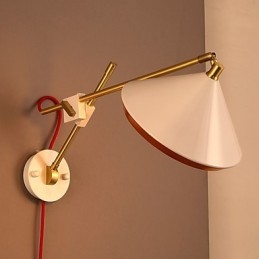 Landelijk Industrieel Wind Herstellend Oude Manieren Smeedijzeren Tuimelschakelaar Gevouwen Wandlamp Verlichting