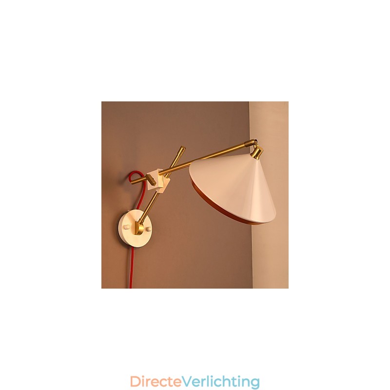 Landelijk Industrieel Wind Herstellend Oude Manieren Smeedijzeren Tuimelschakelaar Gevouwen Wandlamp Verlichting