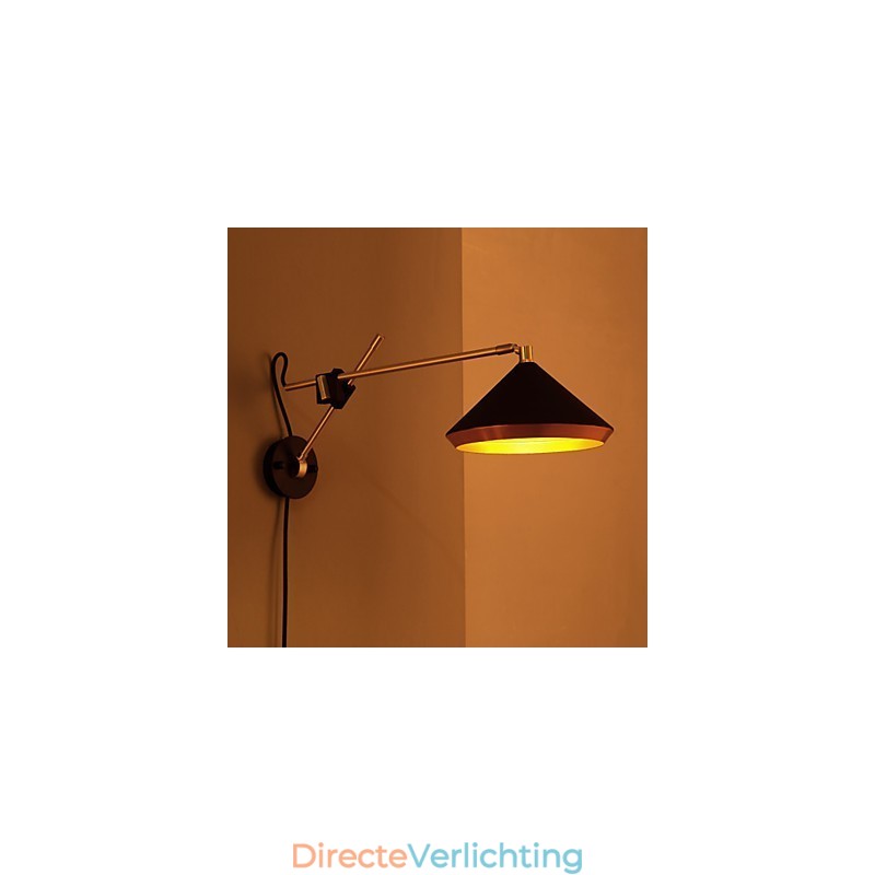 Landelijk Industrieel Wind Herstellend Oude Manieren Smeedijzeren Tuimelschakelaar Gevouwen Wandlamp Verlichting