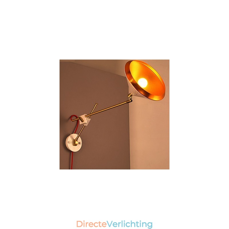 Landelijk Industrieel Wind Herstellend Oude Manieren Smeedijzeren Tuimelschakelaar Gevouwen Wandlamp Verlichting