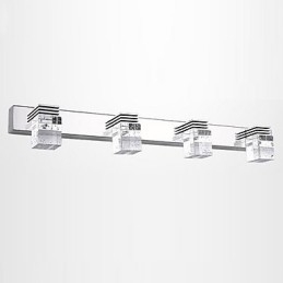 Wandlampen Badkamerverlichting Wandwassers Kristal Mini Stijl Modern Hedendaags Metaal