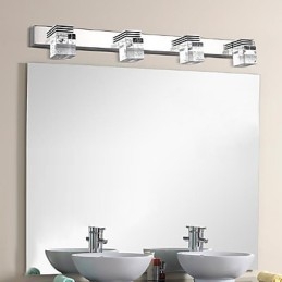 Wandlampen Badkamerverlichting Wandwassers Kristal Mini Stijl Modern Hedendaags Metaal