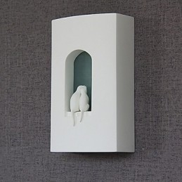 Witte moderne korte mode wandlamp nachtkastje wandlamp spiegellamp slaapkamer wandlamp