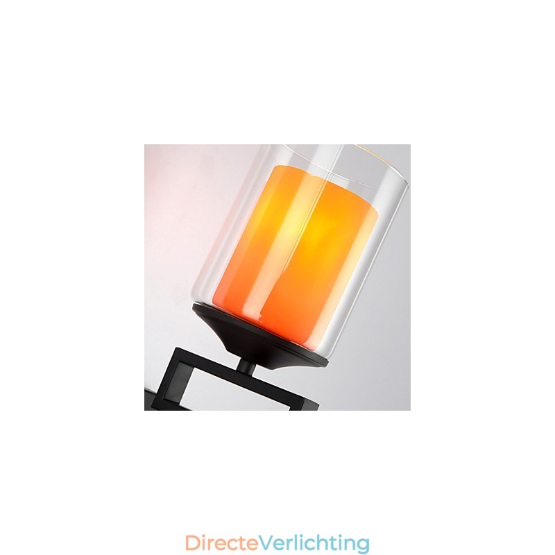 Retro Glas Eenvoudige Enkele Kop Wandlamp Licht Wandlampen Kristal Modern Hedendaags Metaal