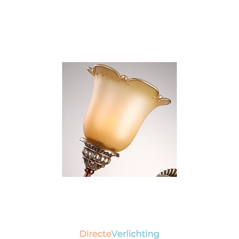 Europa Type Herstel van oude manieren Smeedijzer Slaapkamer Kristalglas Wandlamp Licht