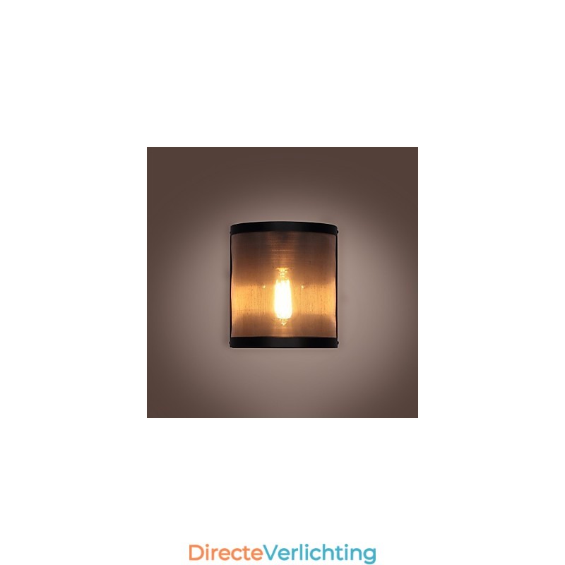 Vintage Stijl Eenvoud stalen gaas en metalen wandlamp Woonkamer Hal Zolder Garage Kelder Wandlamp