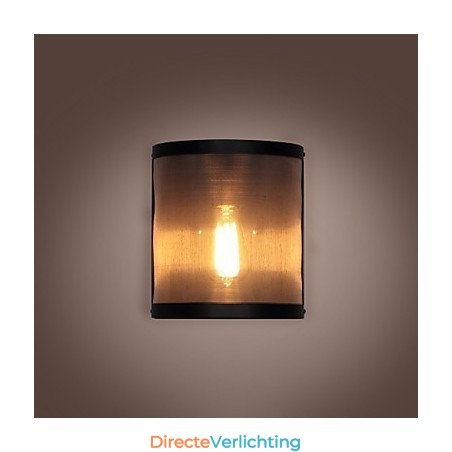 Vintage Stijl Eenvoud stalen gaas en metalen wandlamp Woonkamer Hal Zolder Garage Kelder Wandlamp Vintage Stijl Eenvoud stalen gaas en metalen wandlamp Woonkamer Hal Zolder Garage Kelder Wandlamp