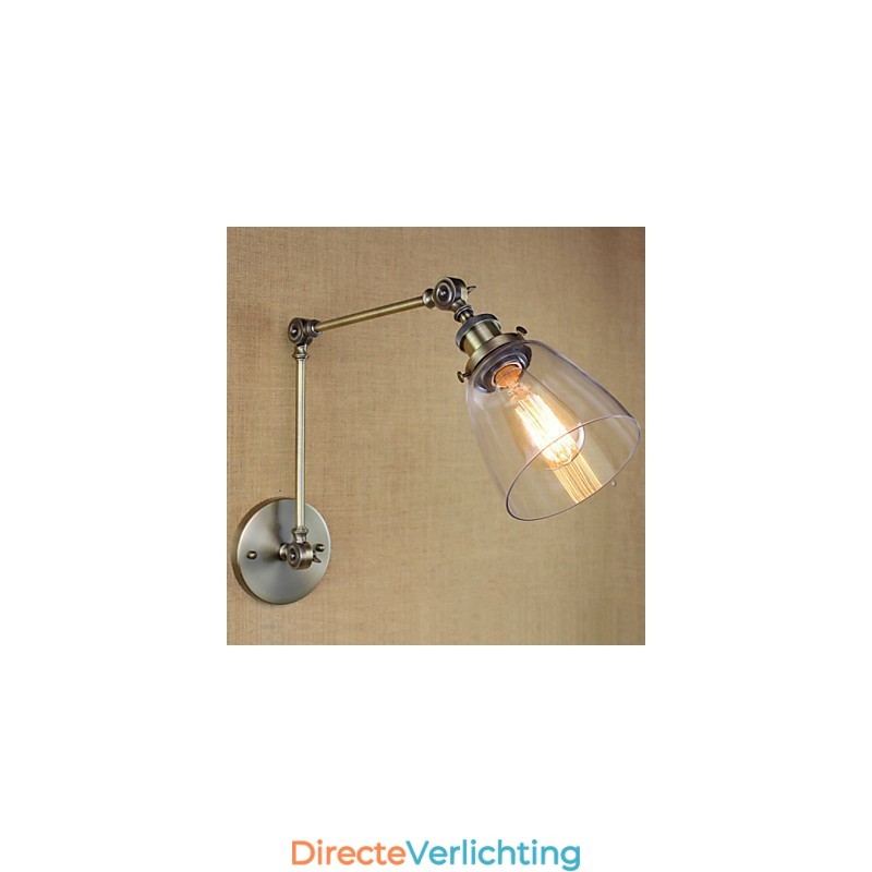 Retro Vintage Exclusieve Hotel Lobby Slaapkamer Nachtkastje RACK Antieke Bronzen Decoratieve Wandlamp