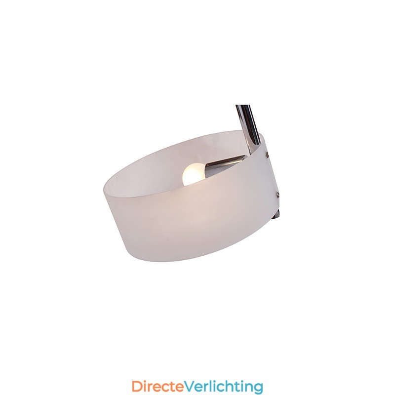 Moderne, eigentijdse plafondlamp met 7 lampen van metaal