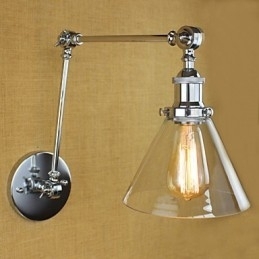 Zilveren mediterrane dorpscomplex decoratieve wandlamp