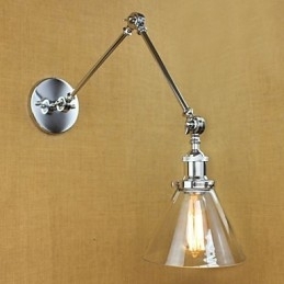 Zilveren mediterrane dorpscomplex decoratieve wandlamp