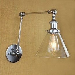Zilveren mediterrane dorpscomplex decoratieve wandlamp