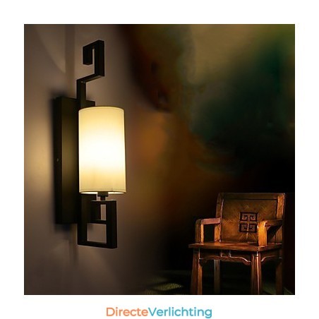 Moderne Amerikaanse Stijl Antieke Lamp Woonkamer Slaapkamer Hotelkamers Witte Stoffen Wandlamp Moderne Amerikaanse Stijl Antieke Lamp Woonkamer Slaapkamer Hotelkamers Witte Stoffen Wandlamp