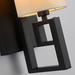 Moderne Amerikaanse Stijl Antieke Lamp Woonkamer Slaapkamer Hotelkamers Witte Stoffen Wandlamp