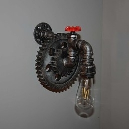 Creatieve ijzeren bar restaurant bar gangpad wandlamp wandlamp loft industriële uitrusting persoonlijkheid om de oude waterleidingen te doen
