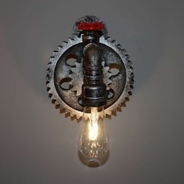 Creatieve ijzeren bar restaurant bar gangpad wandlamp wandlamp loft industriële uitrusting persoonlijkheid om de oude waterleidingen te doen