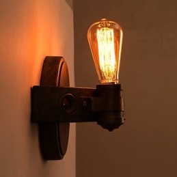Amerikaanse creatieve restauratie van oude manieren smeedijzeren volle maan kapmessen wandlamp lichten