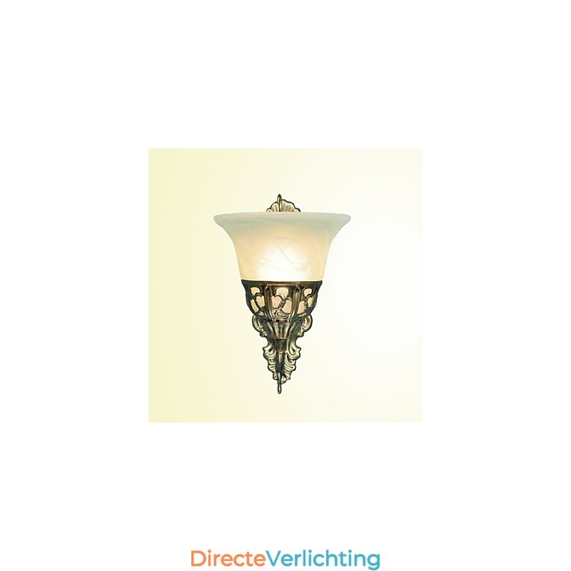 Europese wandlampen Metaalmateriaal Plating Brons Verlichting Met Nachtkastje Woonkamer Voorkant Spiegel Balkonlamp