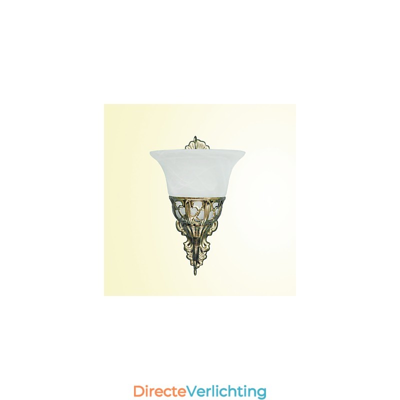 Europese wandlampen Metaalmateriaal Plating Brons Verlichting Met Nachtkastje Woonkamer Voorkant Spiegel Balkonlamp