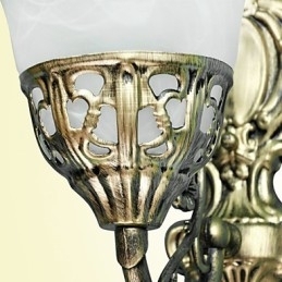 Europese wandlampen Metaalmateriaal Plating Brons Verlichting Met Nachtkastje Woonkamer Voorkant Spiegel Balkonlamp