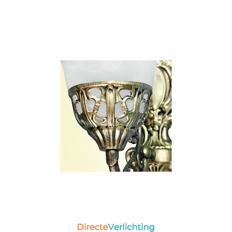 Europese wandlampen Metaalmateriaal Plating Brons Verlichting Met Nachtkastje Woonkamer Voorkant Spiegel Balkonlamp