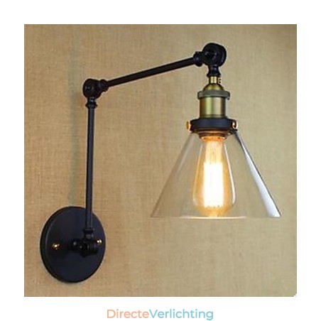 Dumb Black Herstelt Oude Manieren Landelijk Restaurant Koffiehuis Decoratie Glazen Wandlamp Dumb Black Herstelt Oude Manieren Landelijk Restaurant Koffiehuis Decoratie Glazen Wandlamp