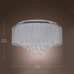 Moderne eigentijdse kristal gegalvaniseerde inbouw