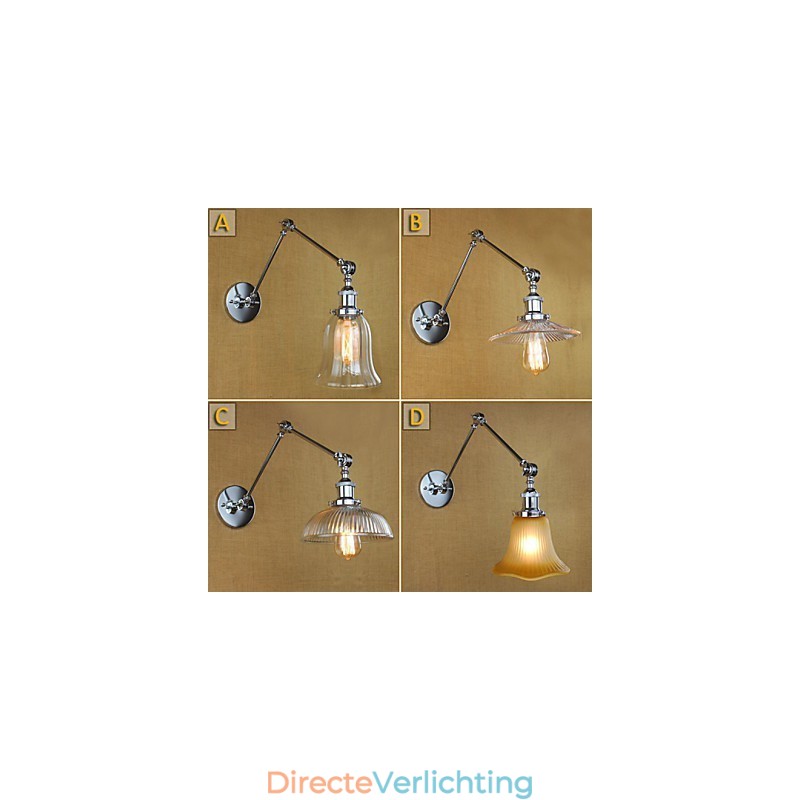 Wandlampen Badkamerverlichting Buitenwandlampen Leeswandlampen Modern Hedendaags Glas