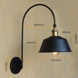Amerikaanse Country LOFT Industriële Machines Licht Wind Retro Villa Nostalgische Eetkamer IJzeren Decoratieve Wandlamp