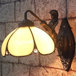 Europese gecontracteerde landelijke creatieve smeedijzeren wandlamplampen