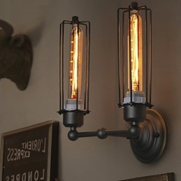 Loft Amerikaans Land Retro IJzeren Wandlamp Kunst Industrie Verlichting