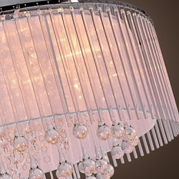 Moderne eigentijdse kristal gegalvaniseerde inbouw