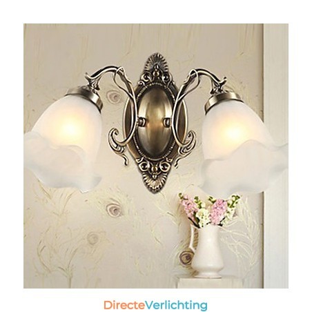 Retro Glas Eenvoudige Europese Moderne Elegantie Smeedijzeren Wandlamp Licht Retro Glas Eenvoudige Europese Moderne Elegantie Smeedijzeren Wandlamp Licht