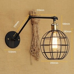 Wandlampen Schommellampen Leeswandlampen Mini Stijl Rustieke Lodge Metaal