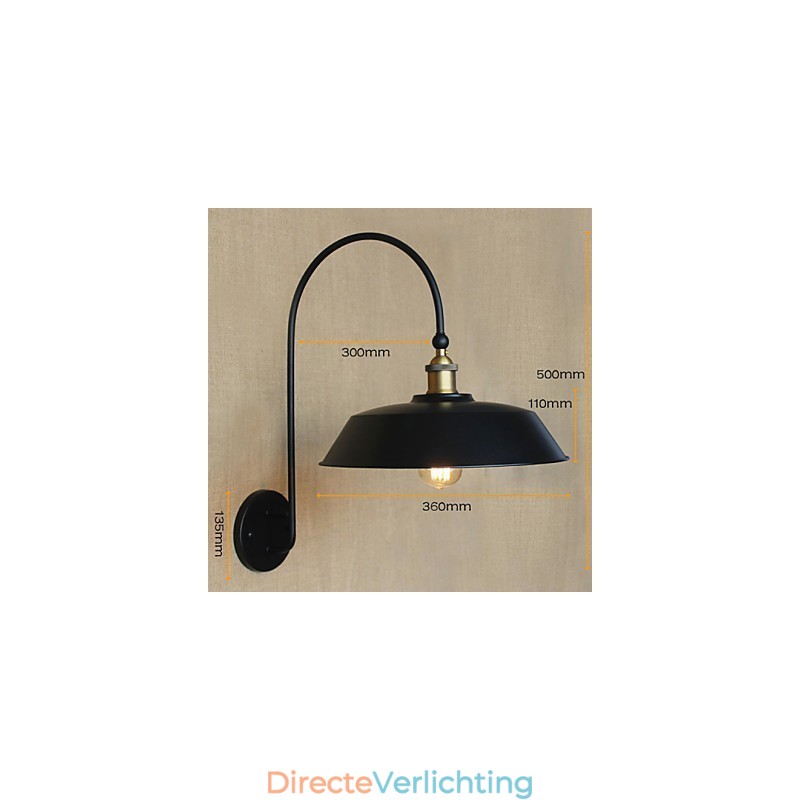 Creatieve Amerikaanse Landelijke IJzeren Retro Ronde Industriële Woonkamer Balkon Gangpad Trap Kamer Decoratie Lamp