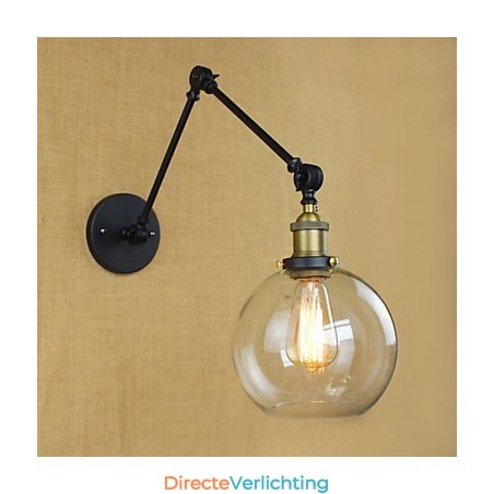 De lange arm van de glazen wand IJzer Industrieel Creatief Telescopisch Slaapkamer Retro Nostalgisch Restaurant Opvouwbaar Gangpad De lange arm van de glazen wand IJzer Industrieel Creatief Telescopisch Slaapkamer Retro Nostalgisch Restaurant Opvouwbaar Gangpad