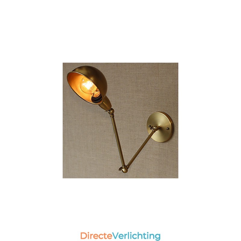 De lange arm van de Amerikaanse industriële stijl dubbele hoogwaardige decoratieve wandlamp