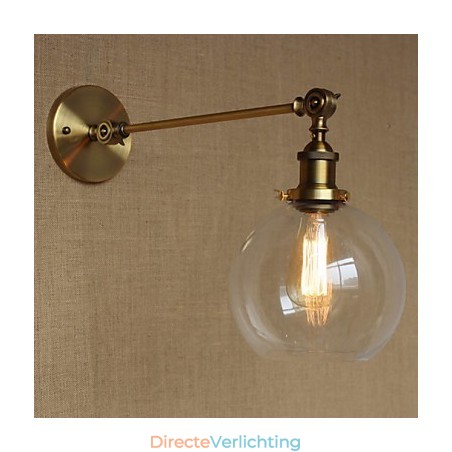 De Iron Glass Bronze Brass Arm Stijl Retro Creatieve Amerikaanse Landelijke Hal Slaapkamer Wandlamp De Iron Glass Bronze Brass Arm Stijl Retro Creatieve Amerikaanse Landelijke Hal Slaapkamer Wandlamp