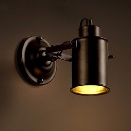 Vintage Wandlamp Industrieel Zwart Smeedijzer Wandlamp Retro Econce Armatuur Edison Lamp Gang Wandverlichting