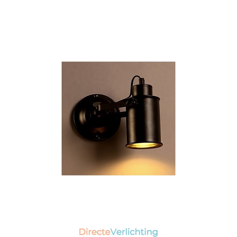 Vintage Wandlamp Industrieel Zwart Smeedijzer Wandlamp Retro Econce Armatuur Edison Lamp Gang Wandverlichting