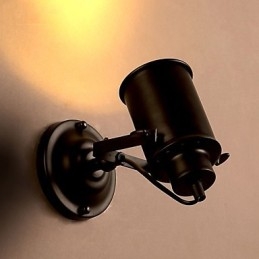 Vintage Wandlamp Industrieel Zwart Smeedijzer Wandlamp Retro Econce Armatuur Edison Lamp Gang Wandverlichting
