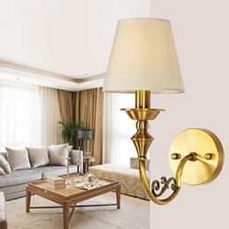 Klassieke slaapkamer wandlampen Eenvoudige metalen woonkamer wandlamp Bar Café Hal Balkon wandlamp