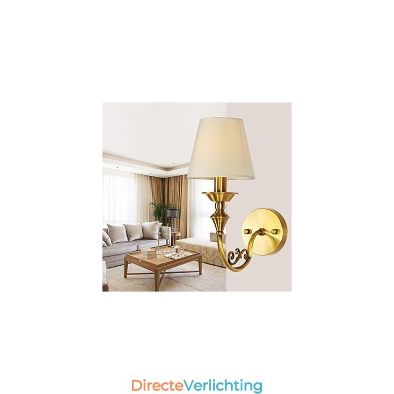 Klassieke slaapkamer wandlampen Eenvoudige metalen woonkamer wandlamp Bar Café Hal Balkon wandlamp