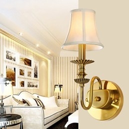 Klassieke slaapkamer wandlampen Eenvoudige metalen woonkamer wandlamp Bar Café Hal Balkon wandlamp