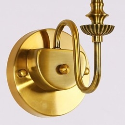 Klassieke slaapkamer wandlampen Eenvoudige metalen woonkamer wandlamp Bar Café Hal Balkon wandlamp