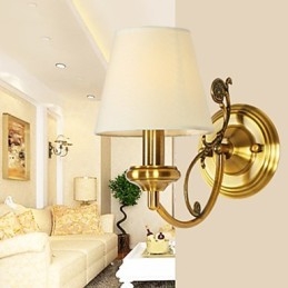 Klassieke slaapkamer wandlampen Eenvoudige metalen woonkamer wandlamp Bar Café Hal Balkon wandlamp