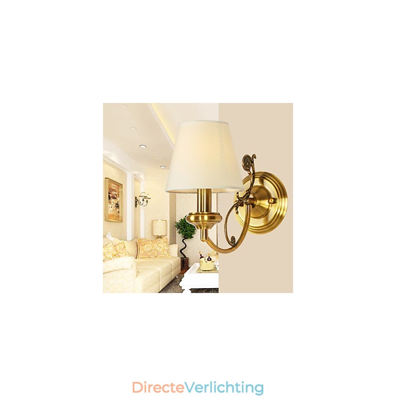 Klassieke slaapkamer wandlampen Eenvoudige metalen woonkamer wandlamp Bar Café Hal Balkon wandlamp