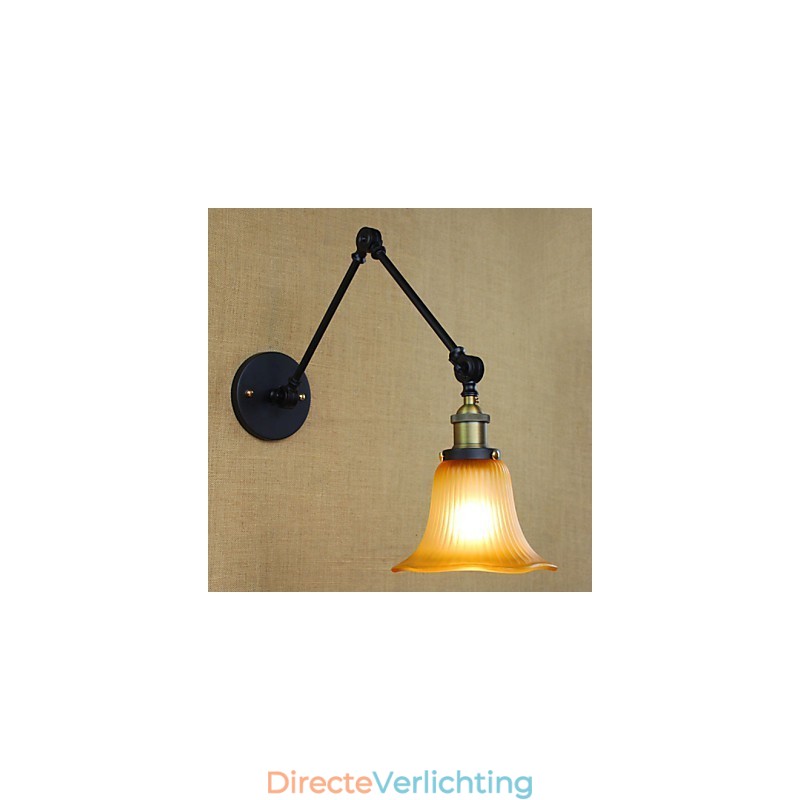 Wandlampen Badkamerverlichting Buitenwandlampen Leeswandlampen Rustieke Lodge Metaal